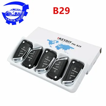 

5pcs/lot KEYDIY Newest KD B29 3 Buttons Blank Car Key For KD900/KD-X2/URG200 Key Programmer B Series Remote Control