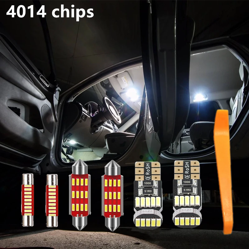 deechooll 3pcs Car LED Lights for Jeep Grand Cherokee WK WJ from 1999 ,T10 White