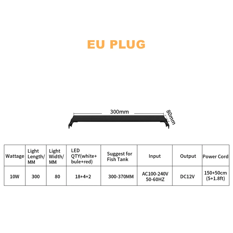 EU PLUG 30CM