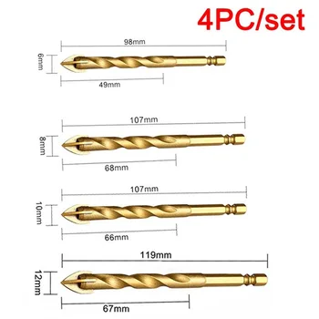 

Hex Shank 6-12mm Cross Spear Head Drill Bits Granite Brick Drilling Power Tool