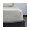 3PCS 100% Linen Elastic Sheet Set, 1 Bed Sheet, 2 Pillowcases, Breathable Soft Farmhouse Bedding Bedsheet, Fitted Sheet Set 1