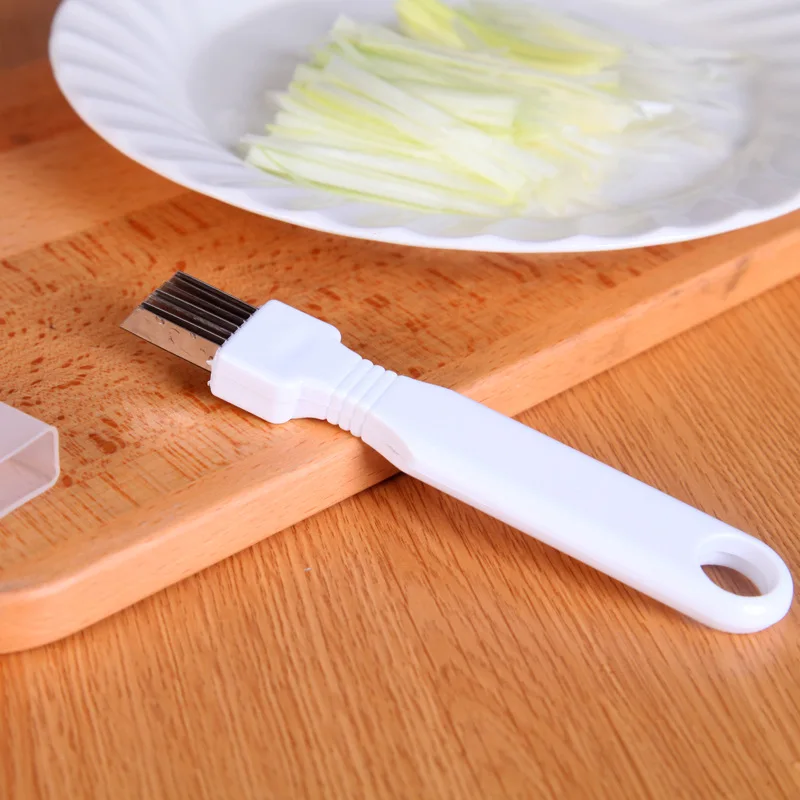 

Stainless Steel Cut Onion Cutting Knife Magic bao si dao Fast Scraping Wire Device Multi-function Vegetable Chopper Vegetable Cr