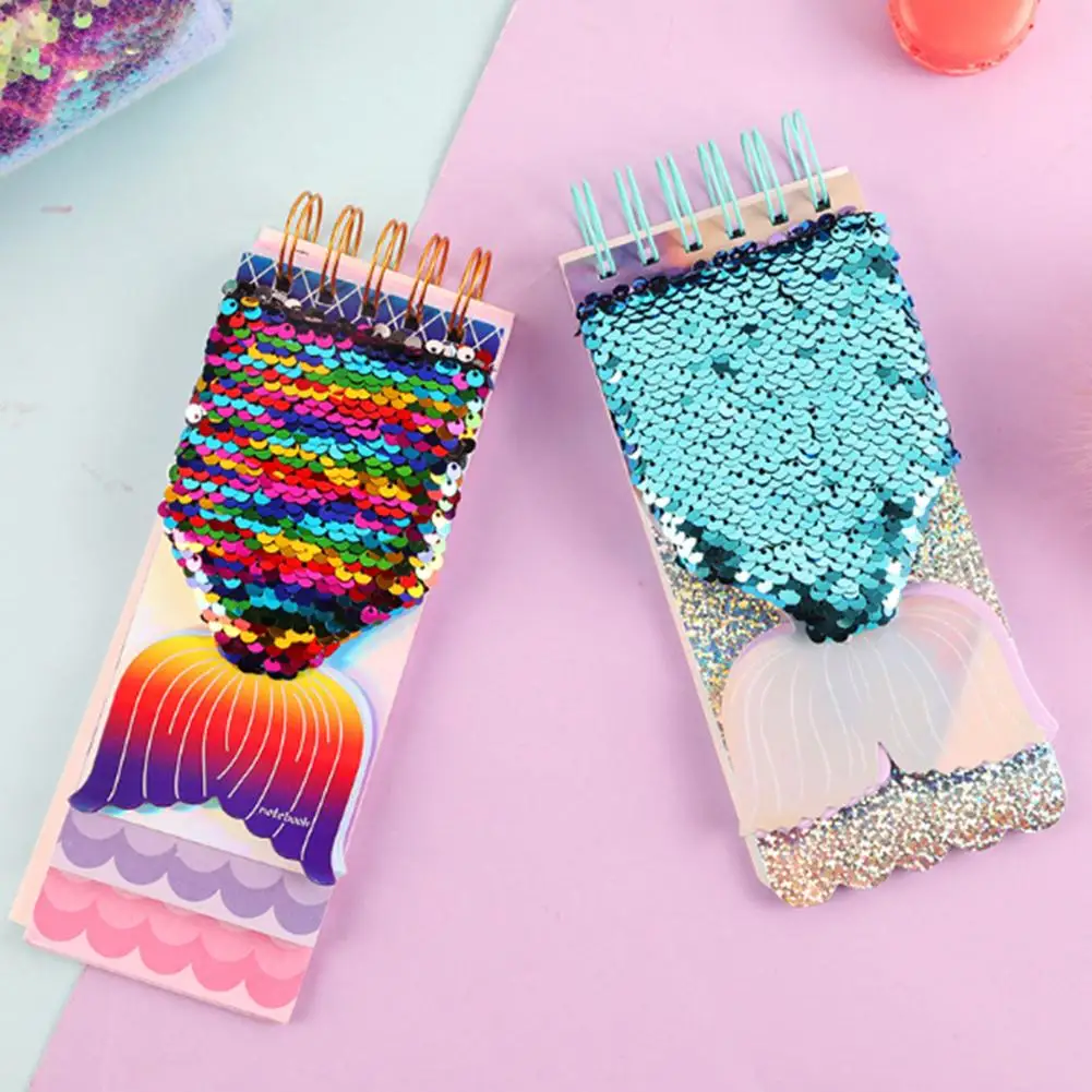 

Magic Sequin Mermaid Tail Notebook Office School Diary Notepad Perfect for Tweens Adults
