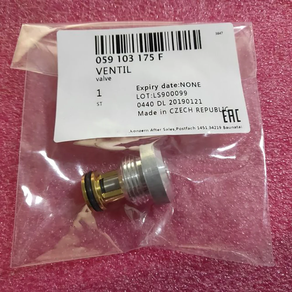 thumbnail image 2 of 2Pcs Oil Relief Pressure Valve 059103175F Fit For A4 A5 A6 A8 2 of 10