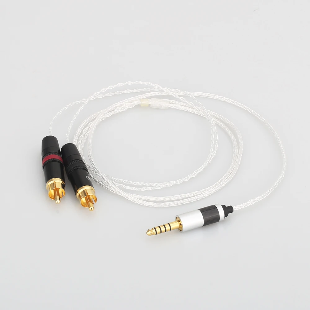 HIFI 4 4mm to 2 RCA Audio Cable WM1A 1Z PHA 1A 2A Z1R 4 4mm Upgrade Cable