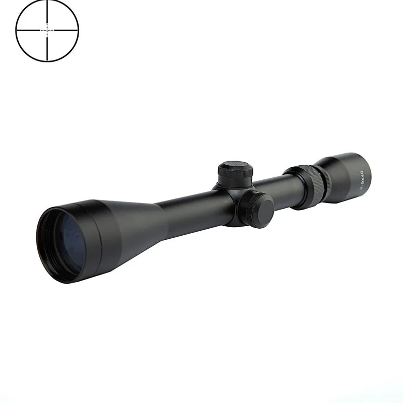 

Tactical 3-9X40 Optics Riflescopes Rangefinder or Mil Dot Reticle Crossbow Airguns Hunting Rifle Scope with Mount Rings 11mm 20m