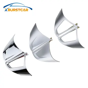 

Xburstcar Car Chrome Steering Wheel Protective Cover Trim Car Sticker for Chevrolet Cruze Sedan Hatchback 2009 - 2015 Trax