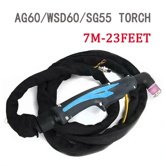 $ AG60 SG55 WSD60 Plasma Cutter Cutting Torch Gun Pilot Arc Completed 7M CUT 18mm