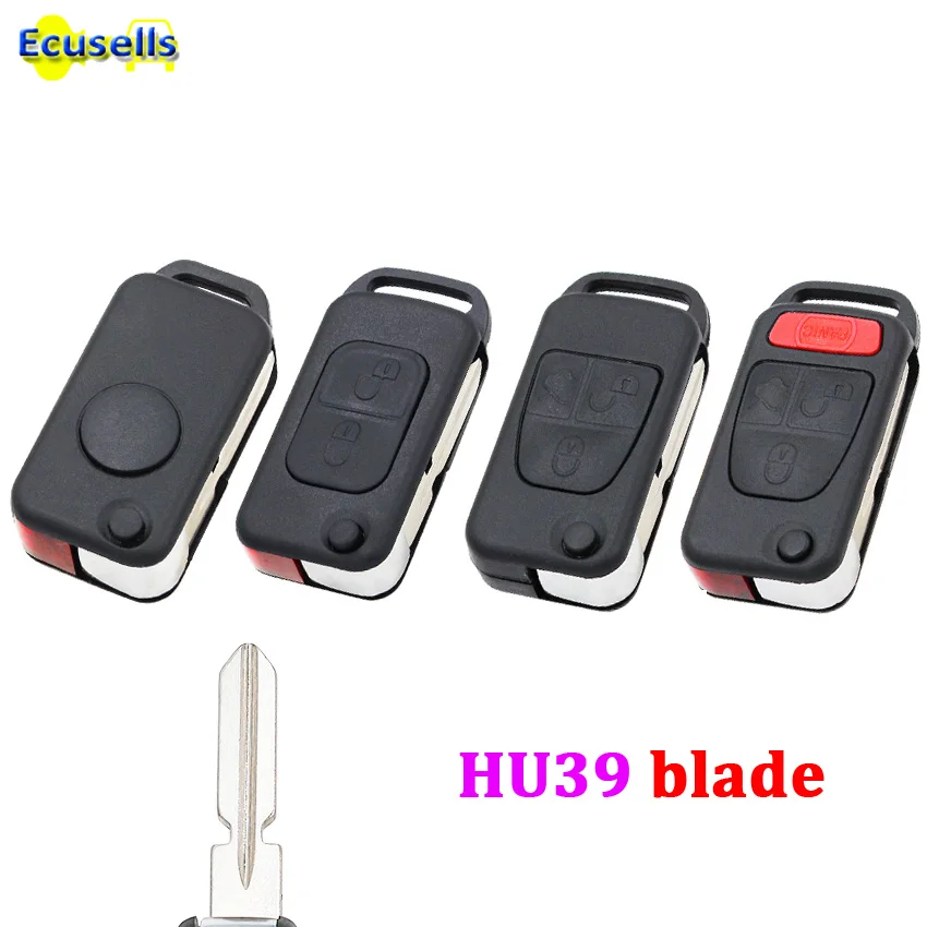 Replacement Keyless Smart Car Key Case Fob Shell For Mercedes-Benz C230 1997 1998 1999 2000