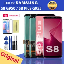 

Original LCD Display For Samsung Galaxy S8 G950 G950F LCD Screen Touch Digitizer Assembly For Galaxy S8 Plus G955 G955F Display