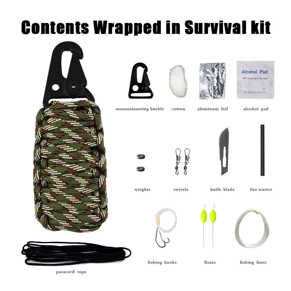 

Product Outdoor Mountain Climbing Adventure Olecranon Buckle Tool Bag Casual Angling Entertainment Survival Tool Kit