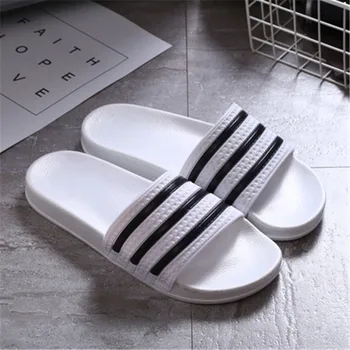 

Women's Striped Slippers Beach Sandals Outdoor Flip Flops Indoor Home Slippers Unisex Men Casual shoes Bathroom ladies slides