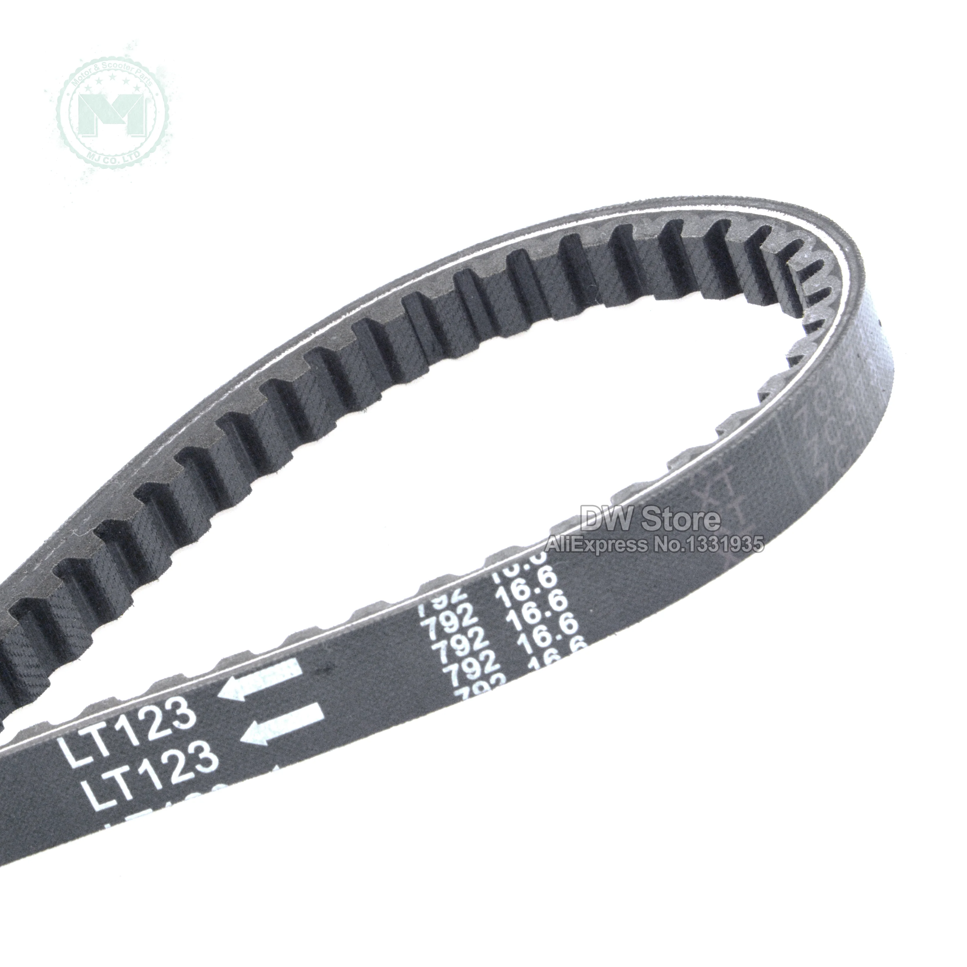 LT123 792 16.6 Scooter Moped Rubber Drive Belt for yamaha jog 50 90 motorcycle scooter drive belt