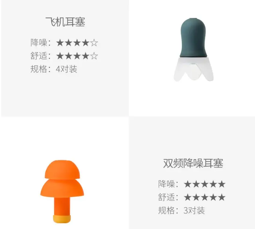 Xiaomi звуконепроницаемые затычки немой Профессиональный шум снижение света мягкий силиконовый спящий пузырь Путешествия беруши умный дом