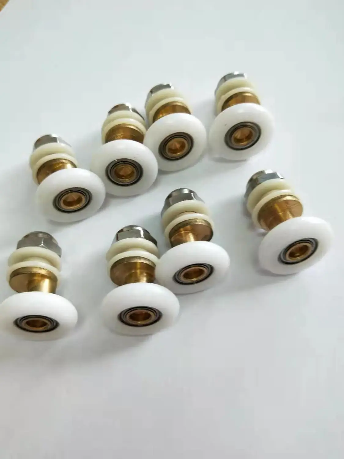 

8 PCS 19/23/25/27mm Diameter Shower Glass Sliding Door Hanging Wheel Roller Bathroom Sliding Cabinet Eccentric Pulleys