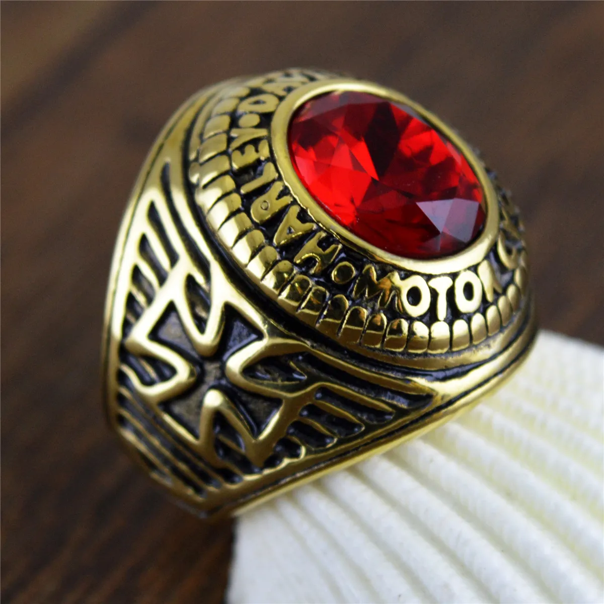 European and American personality retro turquoise cross titanium steel ring jewelry | Украшения и аксессуары