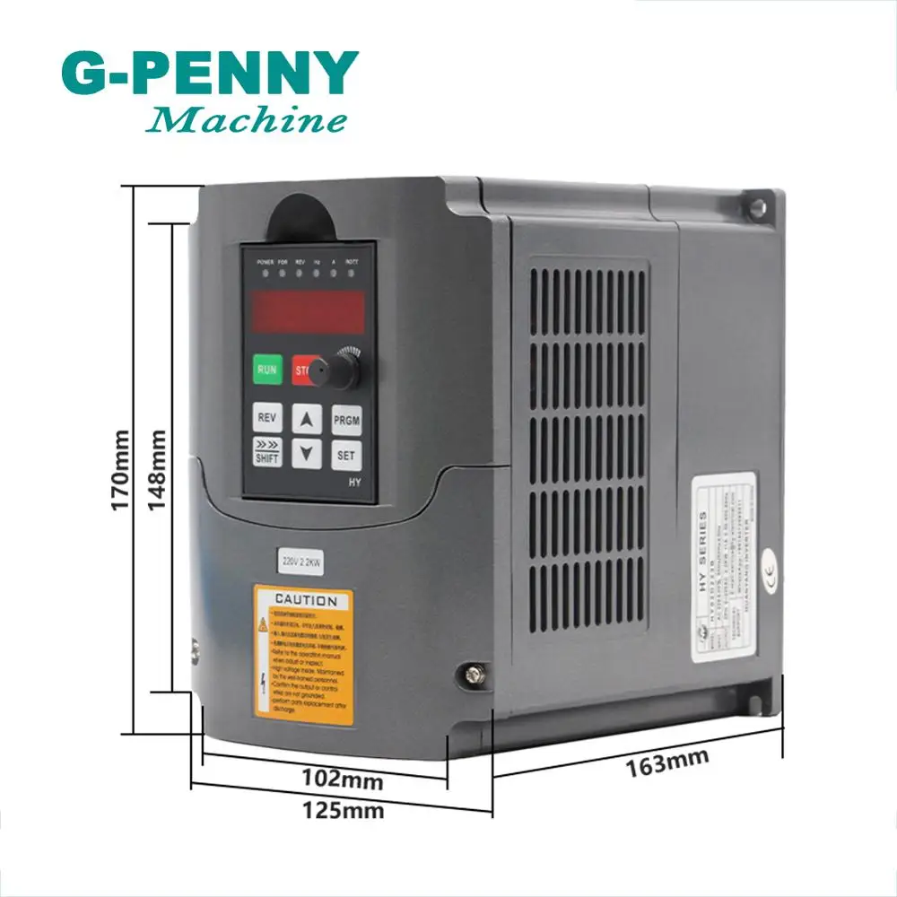 Частотно регулируемый привод VFD 220 В кВт инвертор 1HP или 3HP вход CNC Управление