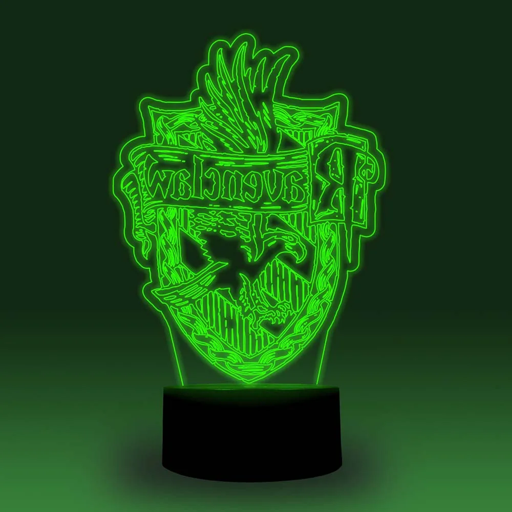 NiteApps 3D Ravenclaw дом ночник настольная лампа Иллюзия украшение лампа подарок на день рождения приложение/сенсорное управление