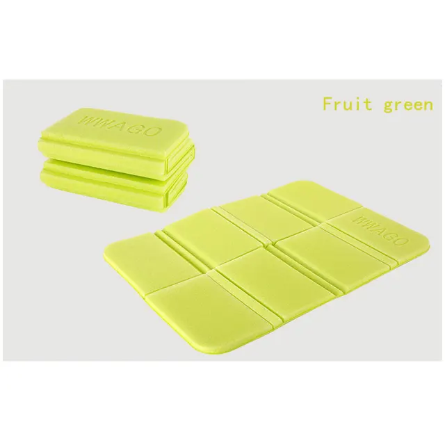 MENFLY Beach Camping Mat Foldable Portable Small Picnic Mats Waterproof  Moisture-proof Pad Outdoor XPE Folding Cushion Fruit Green
