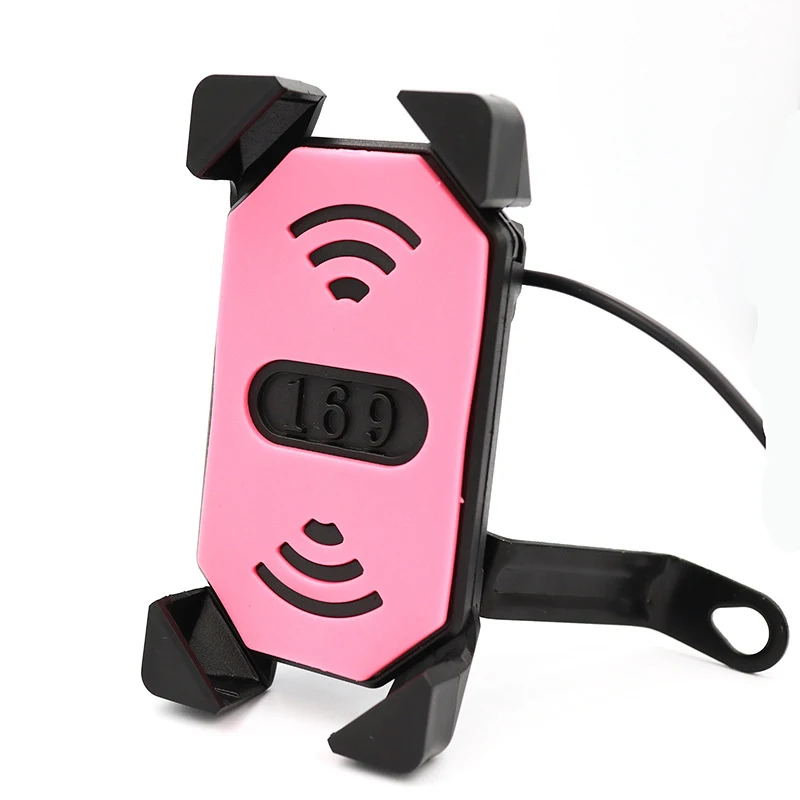 

Phone Charging Holder Rotatable Ergonomic Phone USB Charger Stand for Motorcycle OUJ99