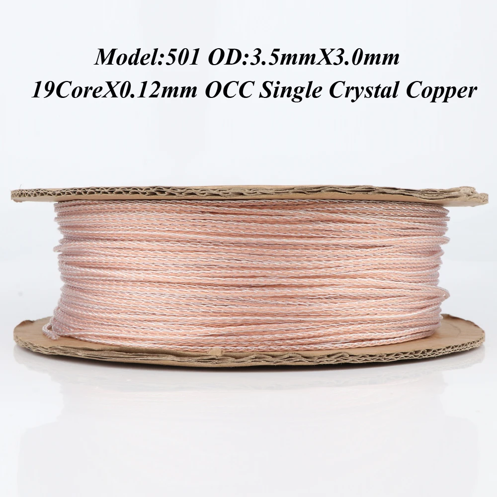 YTER 6N OCC copper + silver plated Braided Headphone wire cable DIY Audio Earphone Headset upgrade Cable | Электроника