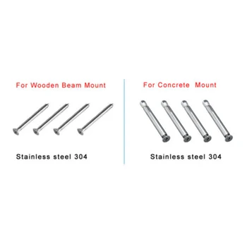 

500LB Hammock Chair Hanging Kit Stainless Steel Spring Swivel Hook Ceiling Mount Shield Anchor Bolts Swivel Hook