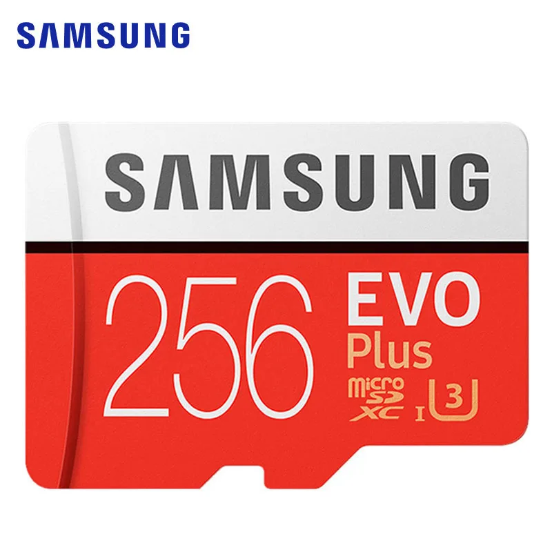 SAMSUNG EVO Plus карта памяти Micro sd класс 10 256 ГБ 128 64 ГБ|Карты памяти| |