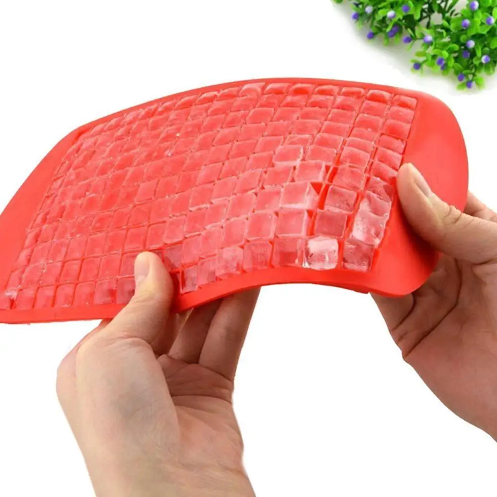 FDA лоток для льда 160 сетчатый силиконовый лоток для фруктов DIY креативный маленький кубик льда Форма квадратной формы кухонные аксессуары
