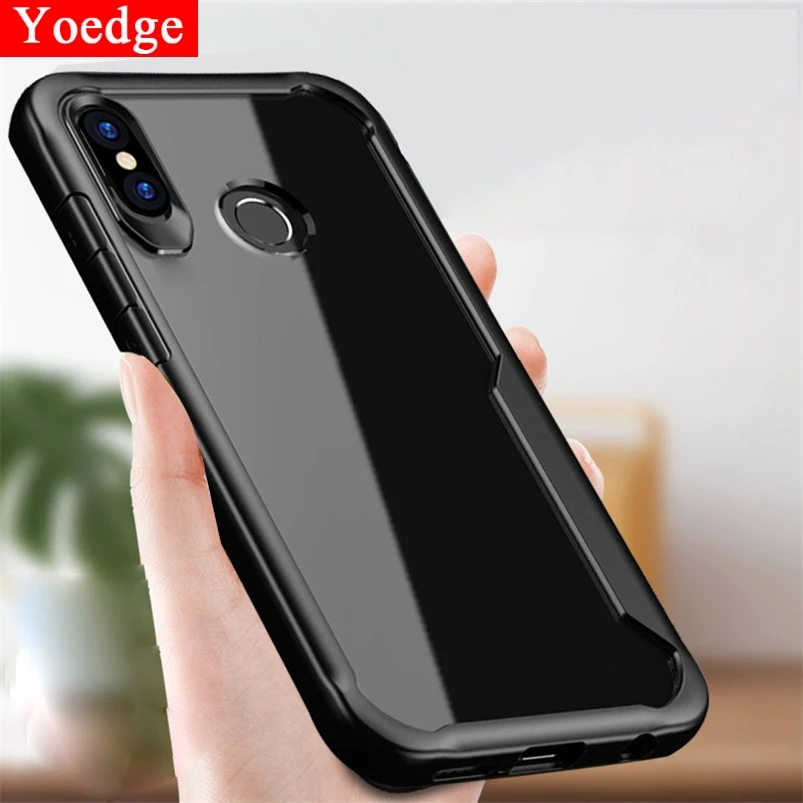 

Shockproof Clear Armor Case For Xiaomi Redmi Note 5 6 Pro Cover Case For Xiaomi Mi A2 Lite 8 SE Pocophone F1 Mix 2 2s Max 3 Case