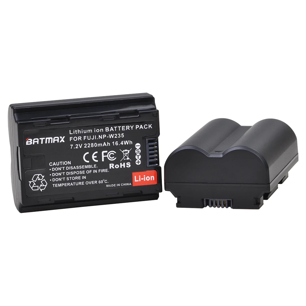 Bateria de Lítio-íon + Lcd Duplo com tipo c Porto para Fujifilmx-t4 Pces Usb Carregador Câmera Mirrorless 3 Np-w235 2280 Mah - Image 3