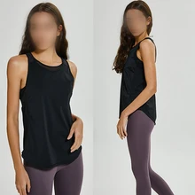 Для женщин топы быстросохнущая круглый вырез горловины бег летние обучение для тренировок и занятий в спортзале, спортивный жилет для фитнеса, бега, йоги, без рукавов