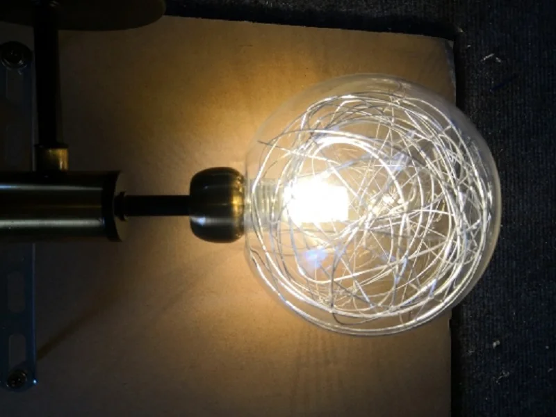 LukLoy Nordic Modern Wall Lamp For Living Room LED Glass Ball Light Globe Wall Sconce Light Fixtures Restaurant Aisle Light