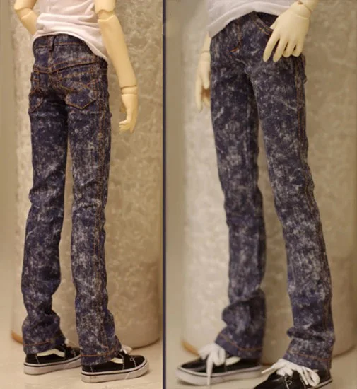 

1/6 1/4 1/3 BJD clothes Washed Mottled jeans for BJD/SD YOSD MSD SD13 SD17 SSDF ID72 HID strong Uncle doll accessories C0165
