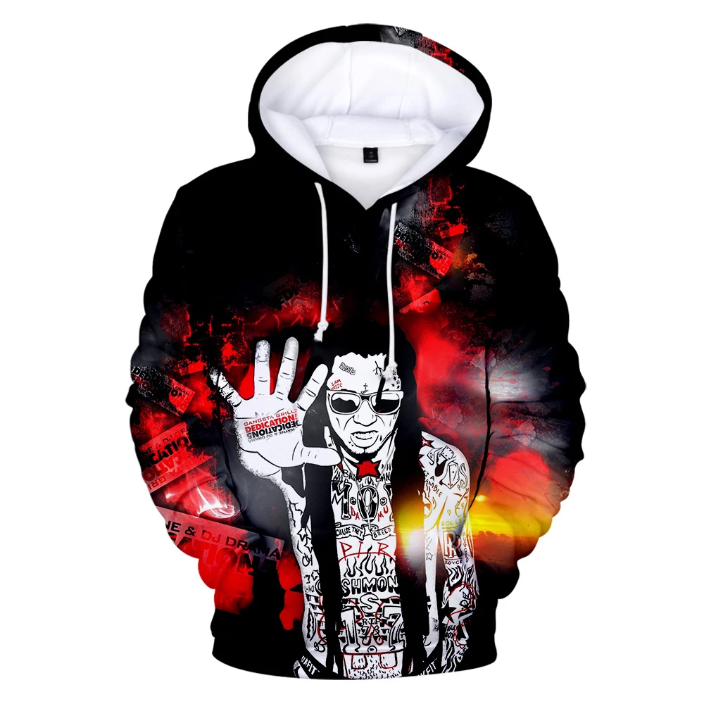Новые толстовки Lil Wayne для мужчин/женщин толстовка с капюшоном мужская певица