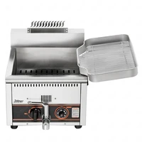 BDH15L Table Top Gas Deep Fryer French Fries Frying Machine Potato Chicken Fish Fried Machine with Temperature Control 2
