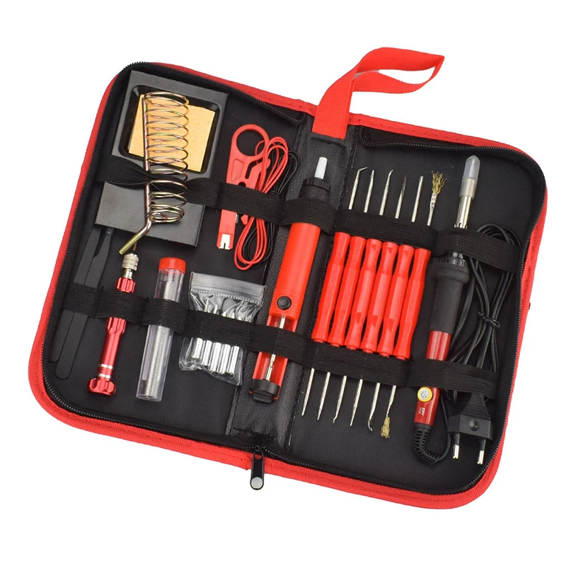 

Electric Soldering Iron Set Thermostat Electric Soldering Iron High-Power Thermostat Soldering Iron Internally Heated Soldering