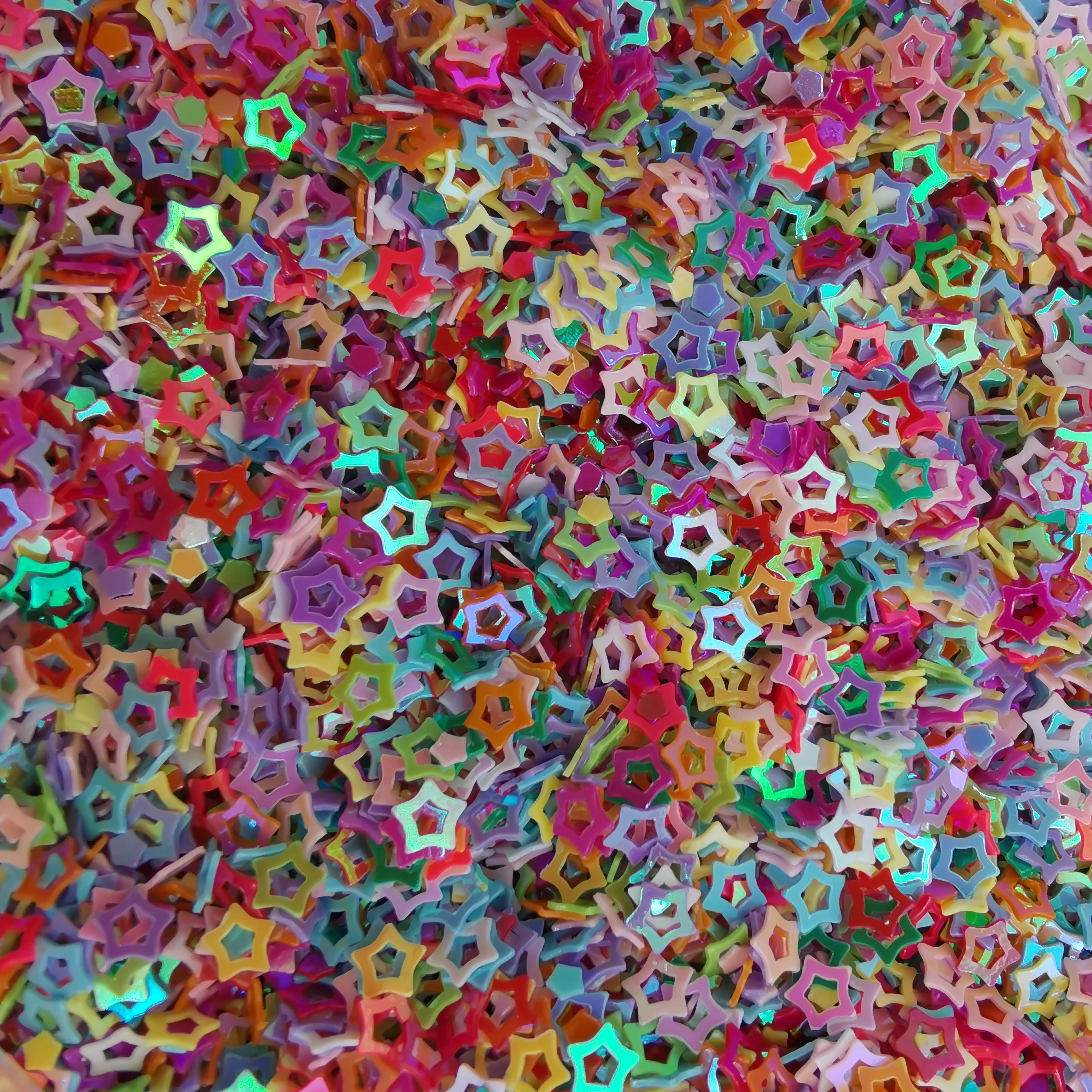 30g/pack Hollow Out 4mm Mini Star/Heart Nail Art Sequins Paillette Wedding Decorations Confetti DIY Handmade Sewing Accessories