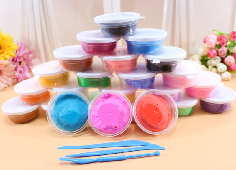 Space 12 Color 24 Color 36 Color Ultra-Light Handmade Colored Clay Children'S Educational Toy Ultra-Light Clay Set