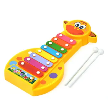 

Baby Early Musical Instrument 8-Note Cute Giraffe Hand Knock Piano & Knocking Rods Develop Music Toys for Children Gift New