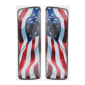 

2pcs Motorcycle Side Box Decorative Cover Stickers Decoration Accessories for Harley Street Glide Touring Models 1996-2013