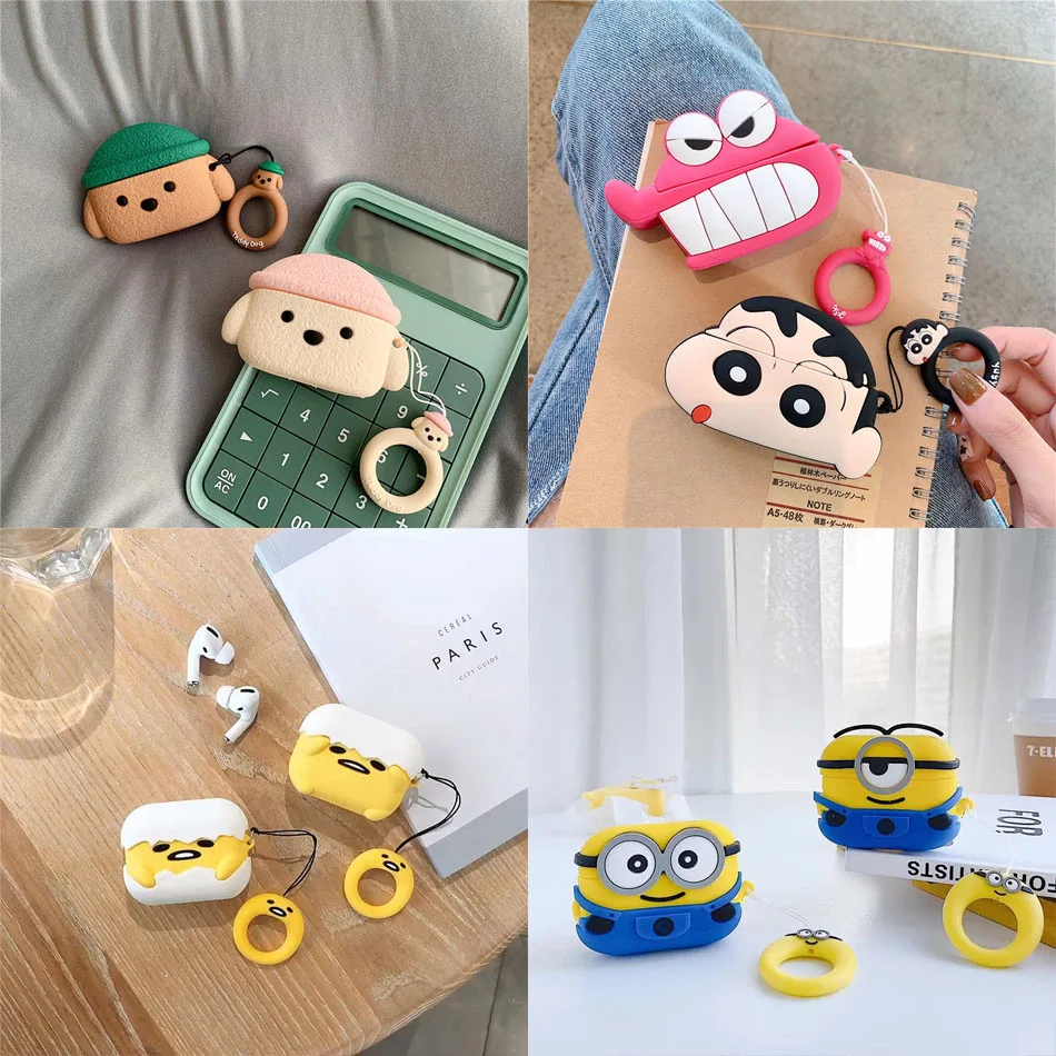 

Soft Silicone Case For AirPods Pro Case Wireless Bluetooth Case for airpod 3 pro case cover Headphone Adapter For Air Pods Pro 3