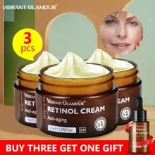 

VIBRANT GLAMOUR 4Pcs Retinol Face Cream Anti Wrinkle Firming Lifting Improve Fine Lines Whitening Moisturizing Brightening skin