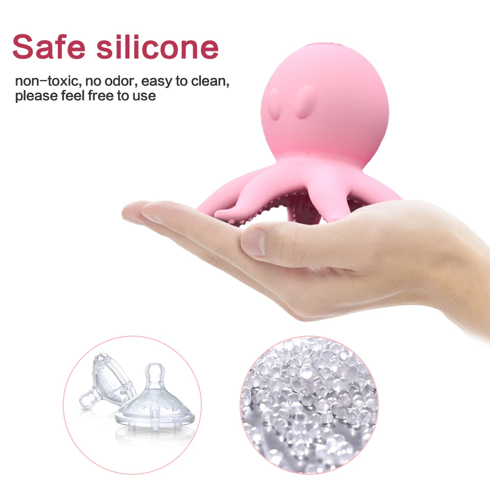 Rotating Nipple Stimulator And Clit Vibrator With 10 Speed Modes_voghion.com