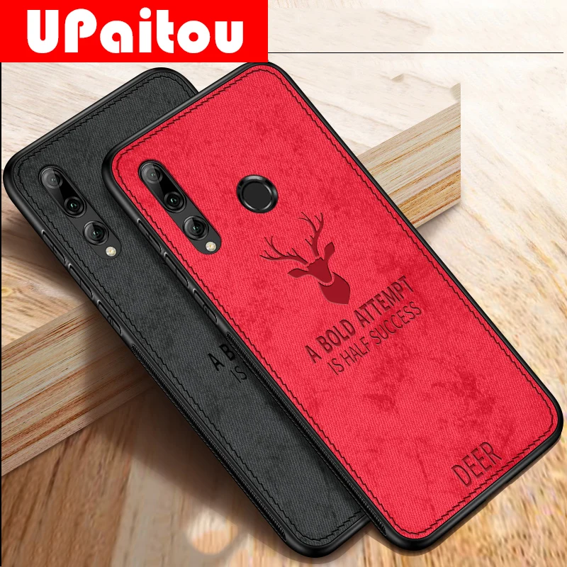 Кожаный чехол Upaitou для Huawei Honor Play 8X Max 8 8S 9 10 20 Pro Lite 10i 20i тканевый матовый |