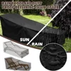 Outdoor Waterproof Cover Garden Furniture Rain Cover Chair Sofa Protection Rain Dustproof Woven Polyester Convenient Cover 3