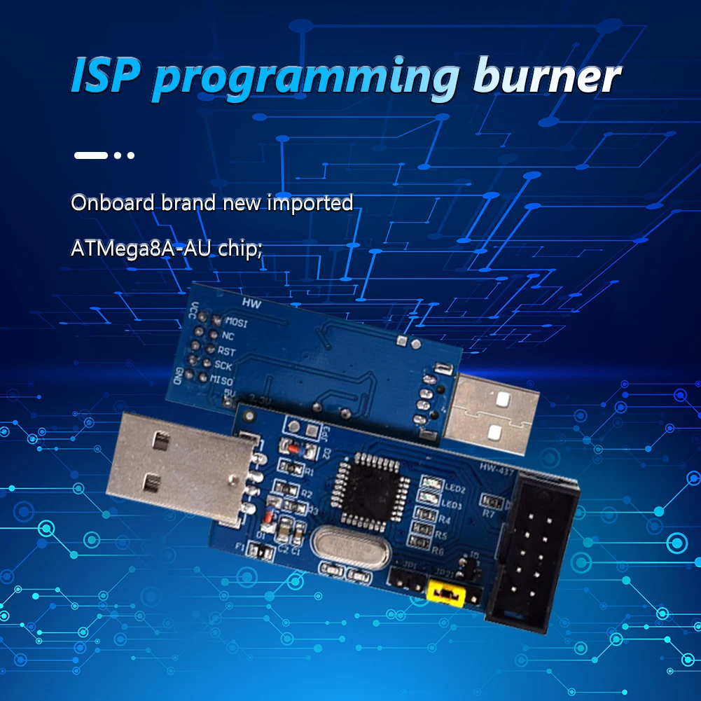 Φ 51 MCU линия загрузки USB ATMEGA8A-AU поддержка Win 8 1/8/7/XP программирование детской платы |