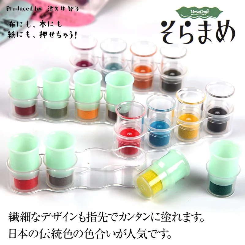 Tsukineko VersaCraft Mini Finger Ink Pads Set Japan ink pad