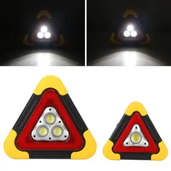 

Universal Multi-function Solar Rechargeable Strobe Car LED Triangle Warning Light Auto Work Lamp