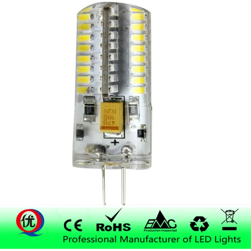 G4 светодиодный SMD 3014 2835 AC DC 12V 220V 3W 5W 9W 12W 15W заменяемая галогенная лампа 15w 100w 360 Угол
