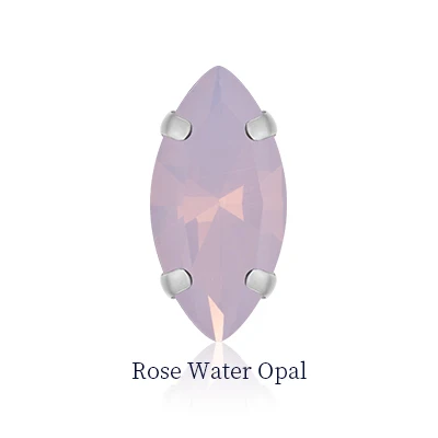 Rose Water Opal Топ Зеленый Опал смешанный цвет конский глаз K9 пришить стразы с когтями для рукоделия Рождественская одежда бижутерия для декорирования - Цвет: Rose Water Opal